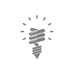 creative idea , business idea , light bulb, bulb, creative idea solution grey color  icon 