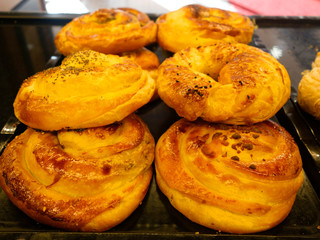 pastry baked ready for dinner