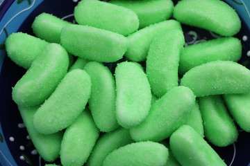 Bonbons bananes acidulés