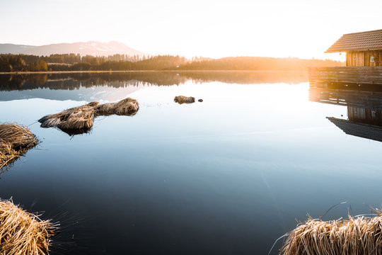 Lake Attlesee in the Allg&auml;u