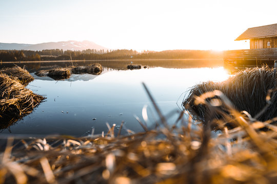 Lake Attlesee in the Allg&auml;u