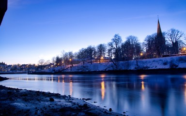 Trondheim - Norway - sunset - Bakklandet Colors - Old town 