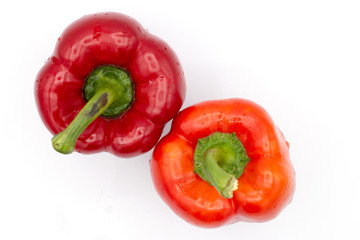 red pepper isolated on white background