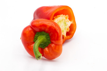 red pepper isolated on white background