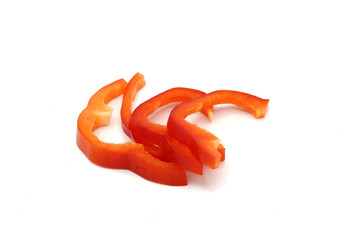 red pepper isolated on white background