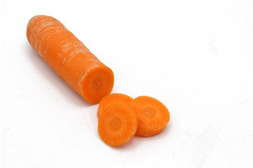 carrot isolated on white background