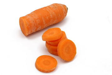 carrot isolated on white background