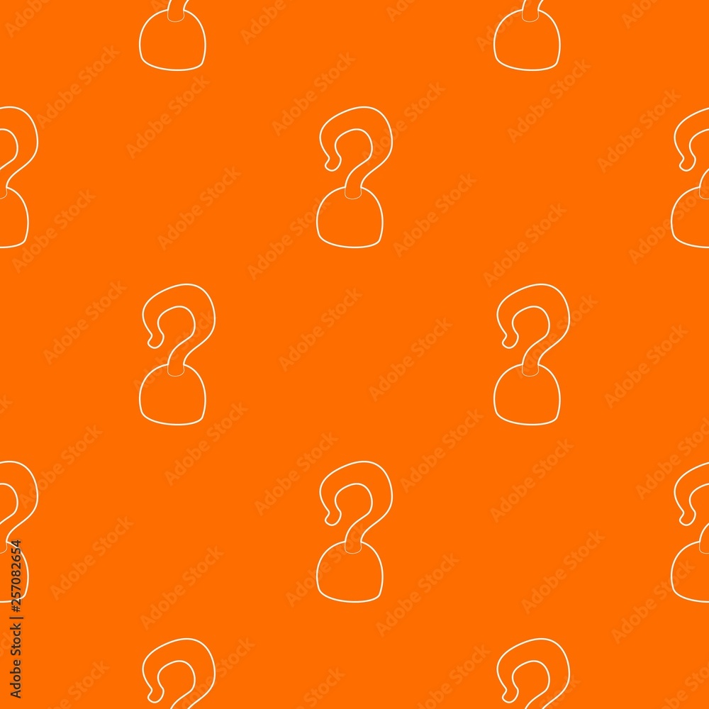 Poster hook pattern vector orange for any web design best