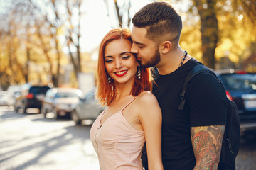 couple in a park