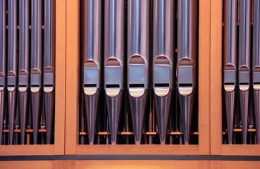 pipe organ in church
