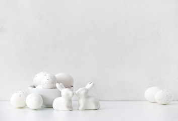 Easter festive background with blank space for a text