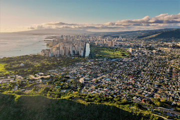 Honolulu in Hawaii aus der Luft - Hochauflösende Drohnenbilder von Honolulu