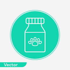 Vaccine vector icon sign symbol