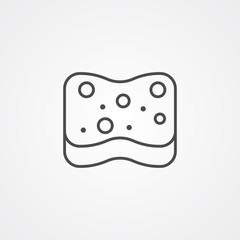 Sponge vector icon sign symbol