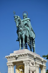 Pomnik konny świętego Stefana  króla Węgier
