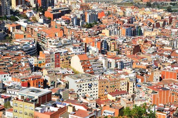 Fototapeta na wymiar Barcelona City Landscape