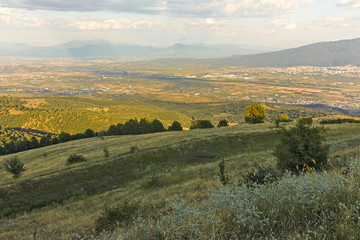 Sunset Landscape of Ograzhden Mountain, Blagoevgrad Region, Bulgaria