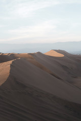Fototapeta na wymiar Sand Dunes in Huacachina, Peru