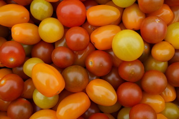 background of tomatoes
