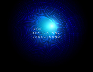 Hi-tech digital technology concept