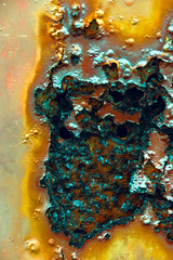 Texture of rusty metal