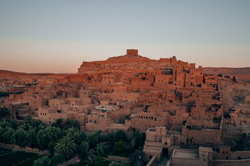 nice architecture of Ait Ben Haddou in Morocco