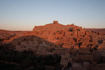 nice architecture of Ait Ben Haddou in Morocco