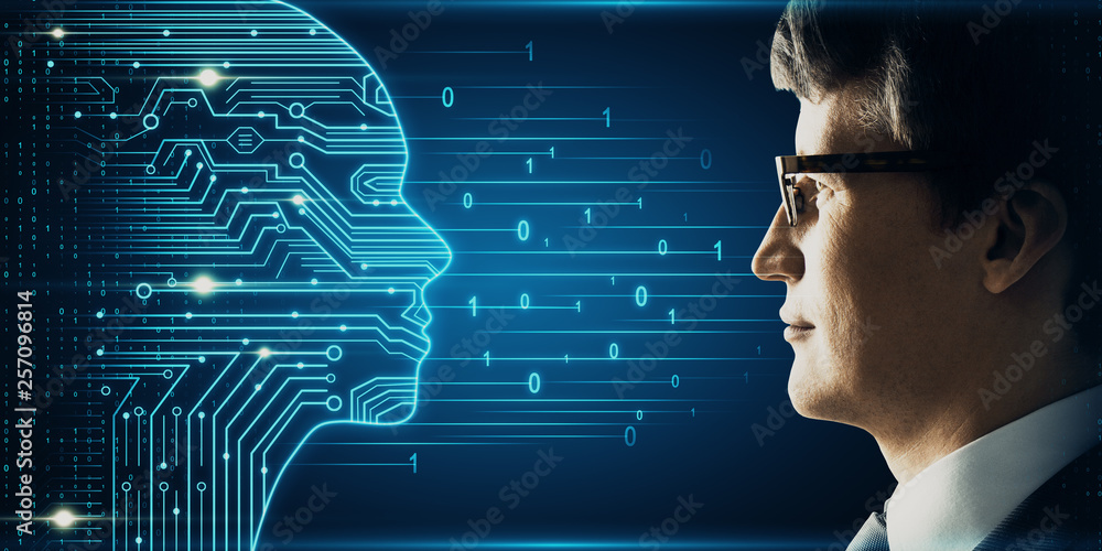 Poster artificial intelligence and neural concept