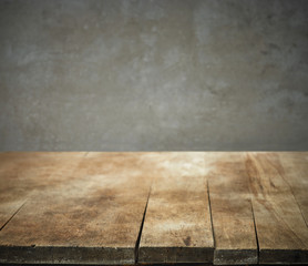 old wood kitchen table