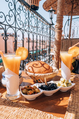 delicious breakfast in morocco
