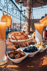 delicious breakfast in morocco