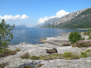 Atlantikküste bei Sognefjord.