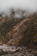 A Hidden Waterfall - Lake Marian, New Zealand