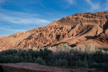 Crazy Mountains near the Dades Valley in the Atlas Mountains in Morocco, Africa