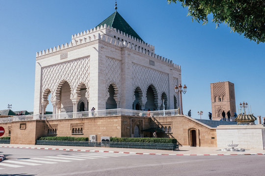 mausoleum of mohammed v in Rabat, Morocco