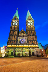 Fototapeta na wymiar Bremen Cathedral in Bremen, Germany