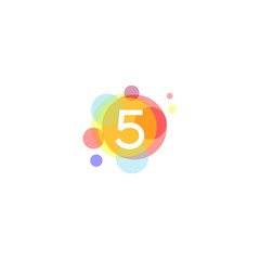 Colorful 5 Logo Inspiration