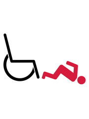 rollstuhl unfall runter gefallen behinderung gehen laufen sitzen rollen stuhl schieben fahren räder krank krankenhaus betreuen krankenpfleger erholen clipart design
