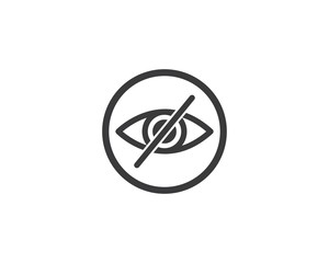 Eye icon Logo vector Template