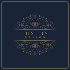 Luxury design set for wedding and decoration