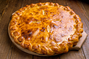 Ossetian pie with cheese