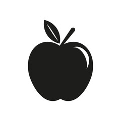 Apple icon. Vector illustration.