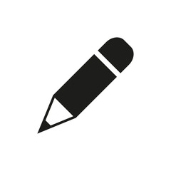 Pencil icon. Vector illustration. Isolated.