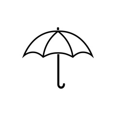 Umbrella icon. Line style. Vector.
