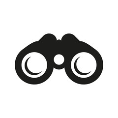 Binoculars icon. Vector. Isolated.