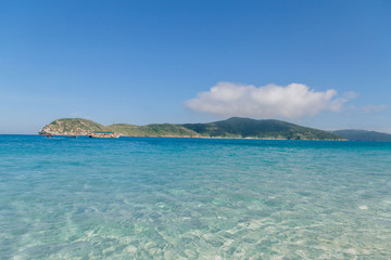 tropical beach and sea