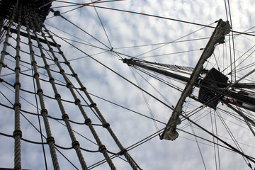 Fototapeta premium old ship photo detail