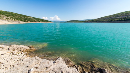 Fototapeta premium Lake Bileca, Bosnia and Herzegovina