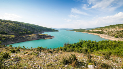 Fototapeta na wymiar Lake Bileca , Bosnia and Herzegovina
