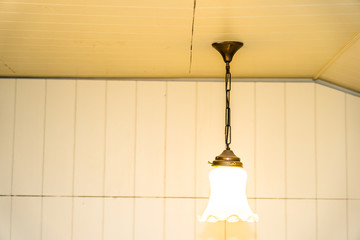 Light lamp decoration interior of room